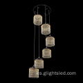 Candelabros modernos de techo de lujo K9 crystal 72w 120w